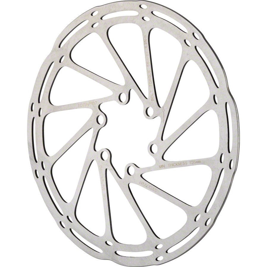 SRAM CenterLine 180mm 6-bolt Rotor with Rounded Edge