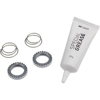 DT Swiss 54t Star Ratchet Kit: 2 Star Ratchets, 2 Springs and Grease