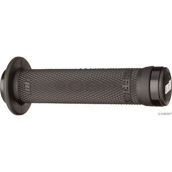 ODI Ruffian Lock-On Grips - Black, Lock-On, Flange, BMX