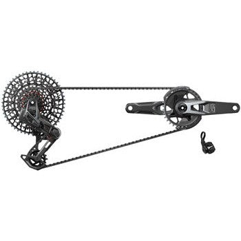 SRAM X0 T-Type Eagle Transmission Groupset - 165mm Crank, 32t Chainring, AXS POD Controller, 10-52t Cassette, Rear Derailleur, Chain