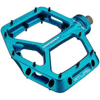 RaceFace Atlas Pedals - Platform, Aluminum, 9/16", Turquoise