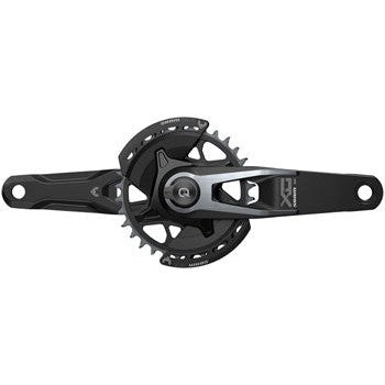 SRAM X0 Eagle T-Type AXS Power Meter Wide Crankset - 165mm, 12-Speed, 32t Chainring, Direct Mount, 2-Guards, PM DUB Spindle, Black