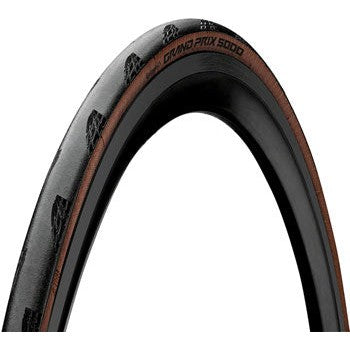 Continental Grand Prix 5000 Tire - 700 x 28, Clincher, Folding, Black/Transparent, BlackChili, Vectran Breaker, LazerGrip, ACT