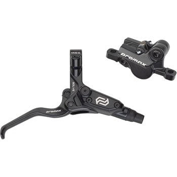 Promax Solve Rear DSK-923 Disc Brake and Lever Set - 2-Piston Hydraulic, Post Mount, Black