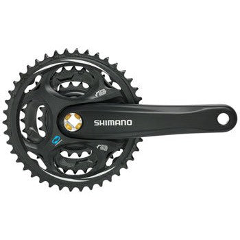Shimano Altus FC-M311 Crankset - 170mm, 7/8-Speed, 42/32/22t, Riveted, Square Taper JIS Spindle Interface, Black