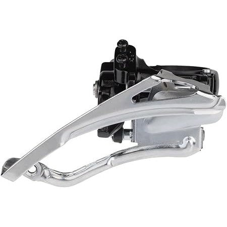 microSHIFT Mezzo Trekking FD - 7/8-Speed Triple 48/38/28t Band, Black/Silver