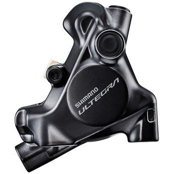 Shimano Ultegra BR-8170 Hydraulic Disc Brake Caliper - Rear, Flat Mount, Finned Resin Brake Pads