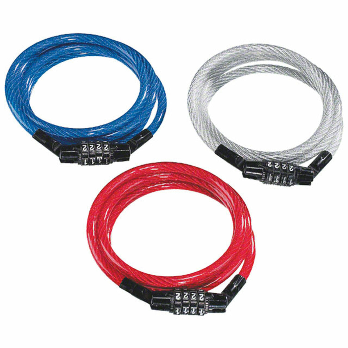 Kryptonite Keeper 712, Combo Lock, Assorted Colors