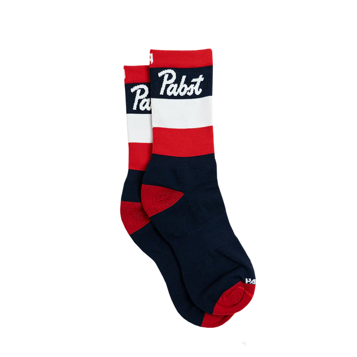 HandUp Pabst Blue Ribbon Stripes Socks