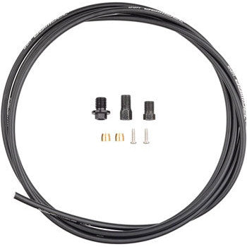 Jagwire Sport Mineral Oil Hydraulic Hose Kit for Shimano Dura Ace, Ultegra, 105, GRX, 2000mm, Black