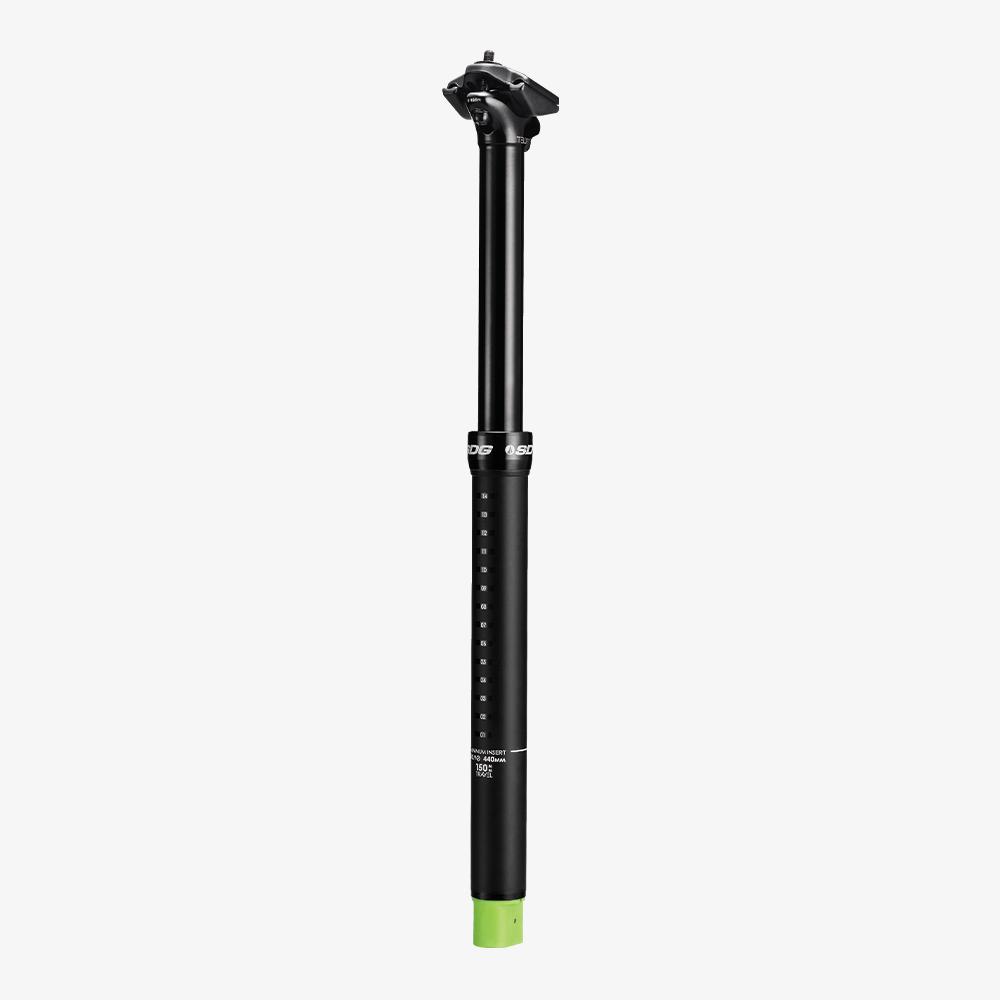 SDG Tellis Dropper Seatpost 31.6mm, 125mm Black Includes Lever