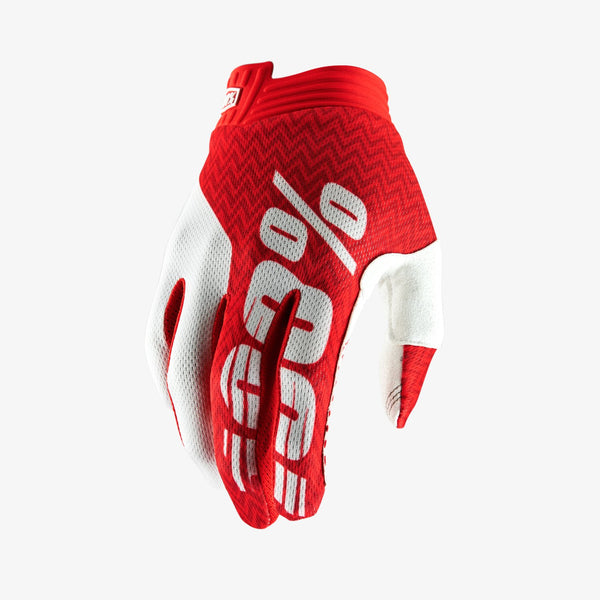 Ride 100% ITrack Glove Red/White XLarge