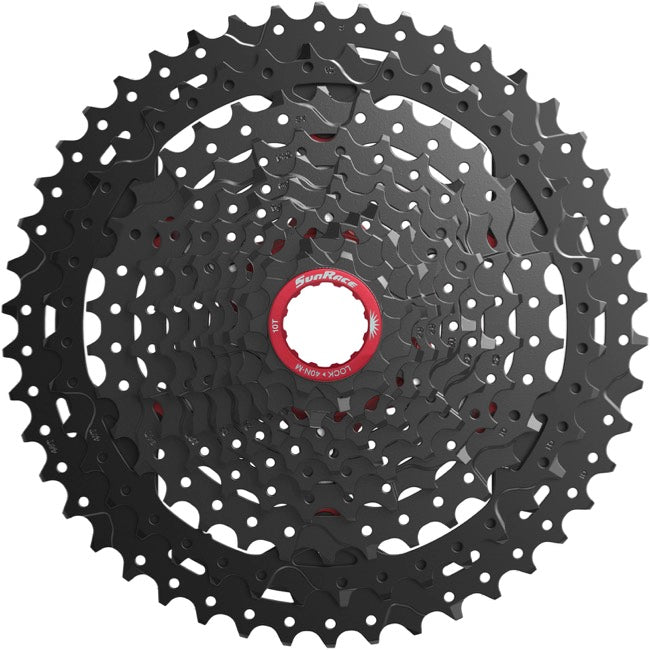 SunRace CSMX9X Cassette 11-Speed, 10-46t, Black, XD