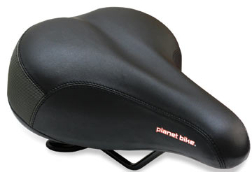 Planet Bike Comfort Web Spring Waterproof Saddle Black