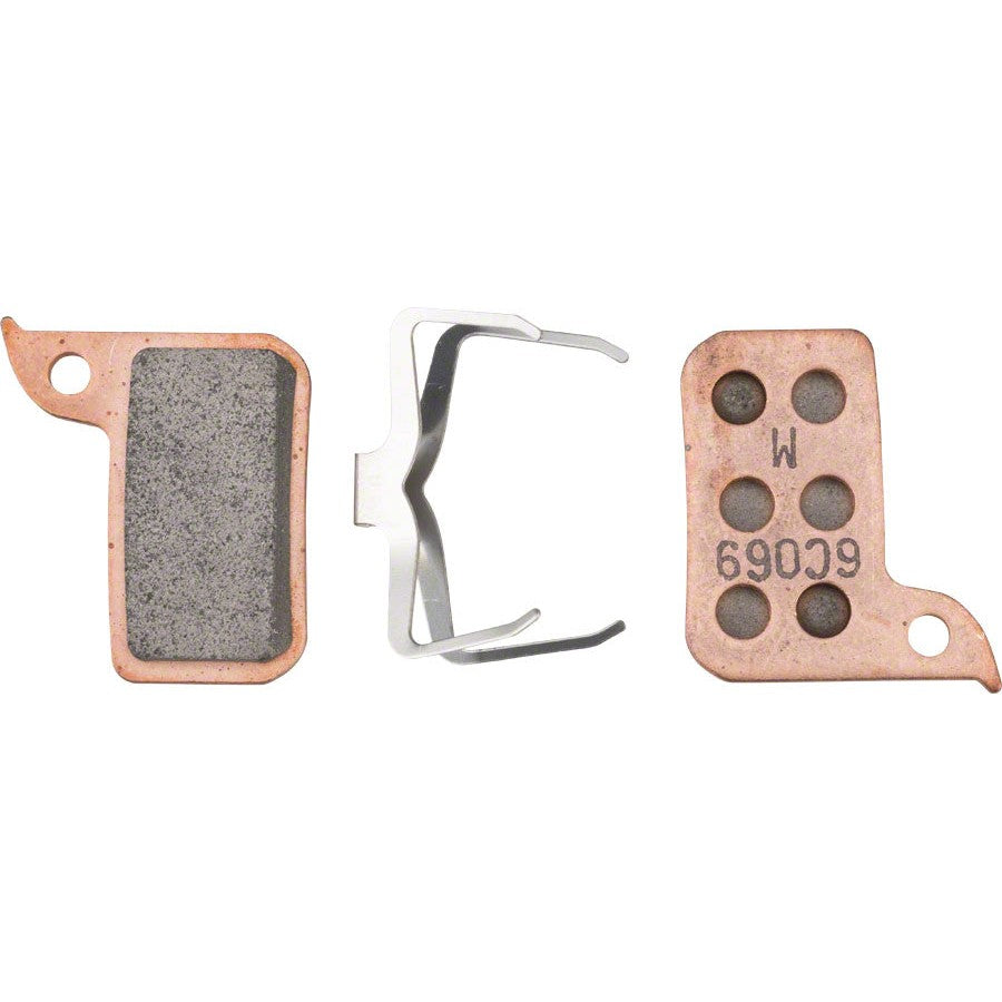 SRAM Disc Brake Pads - Sintered Compound, Steel Backed (Powerful), Monoblock, SRAM Hydraulic Road Disc, Level A1 (2017-2019)