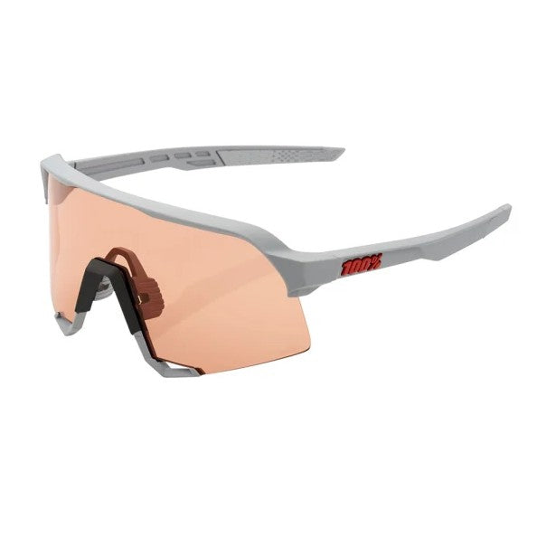 100% S3 Soft Tact Stone Grey - HIPER Coral Lens