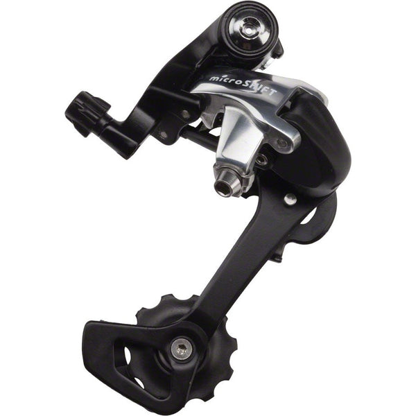 microSHIFT R9 Rear Derailleur 9 Speed Long Cage Black/Silver 3x9