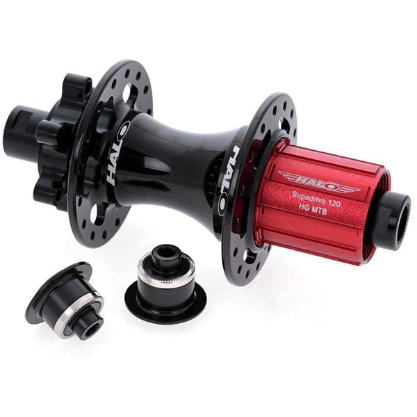 Halo Supadrive HG Disc Rear Hub QR 12x142mm 32h - Black