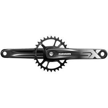 SRAM SX Eagle Boost 148 Crankset 12-Speed, 32t, Direct Mount, Power Spline Spindle Interface, Black, A1