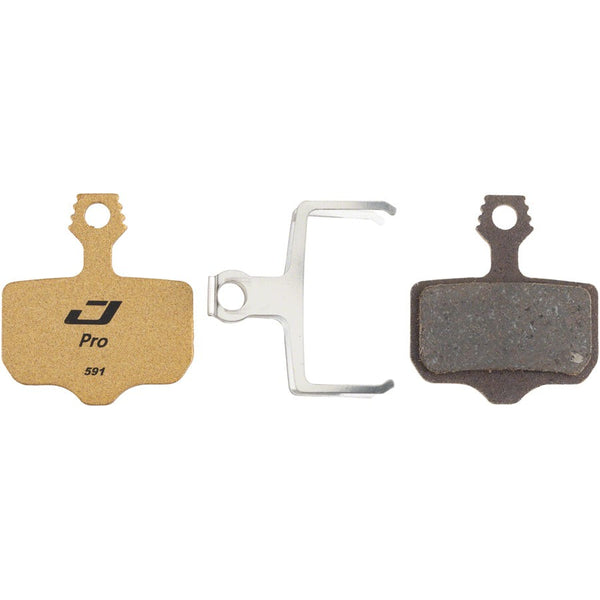 Jagwire Mountain Pro Alloy Backed Semi-Metallic Disc Pads for Avid Elixir R, CR Mag, 1, 3, 5, 7, 9, X.O, XX, World Cup