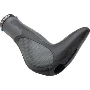Velo Attune Grips - Black/Gray, Lock-On