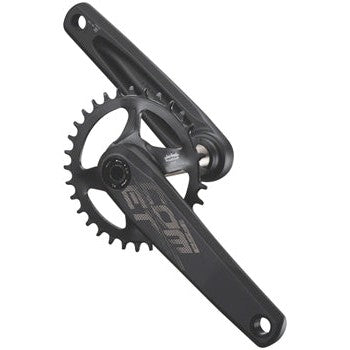 Full Speed Ahead Comet Modular Crankset - 170mm, 11/12-Speed, 32t, Direct Mount, Full Speed Ahead MegaExo Spindle Interface, Black