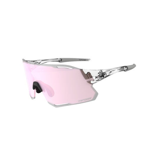 Tifosi Rail Race Crystal Clear Clarion Rose Interchangeable lenses