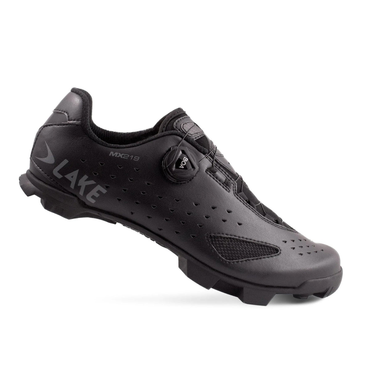 Lake MX219 Shoe Black/Grey