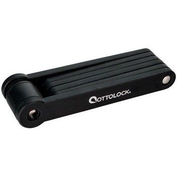 OTTOLOCK Sidekick Ebike Folding Lock - Keyed, Includes Mount, Black