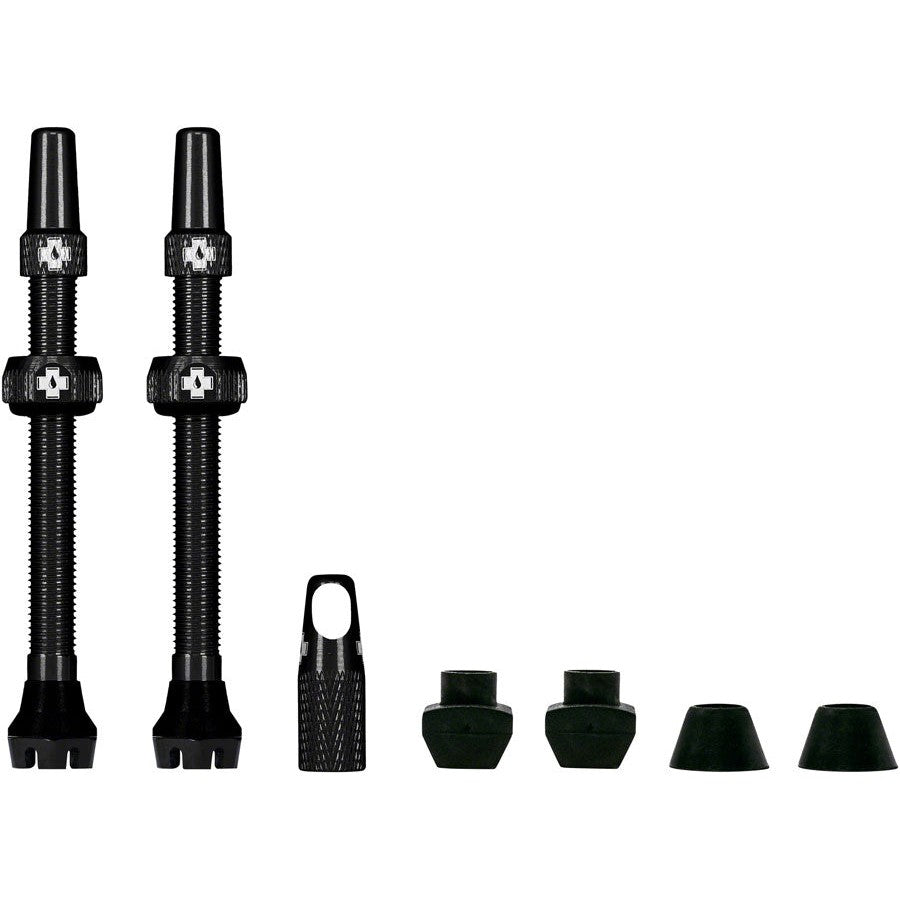 Muc-Off V2 Tubeless Valve Kit - Black, 44mm, Pair