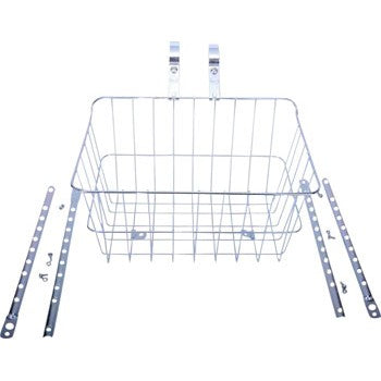 Wald 1512 Front Basket with Adjustable Legs, Silver