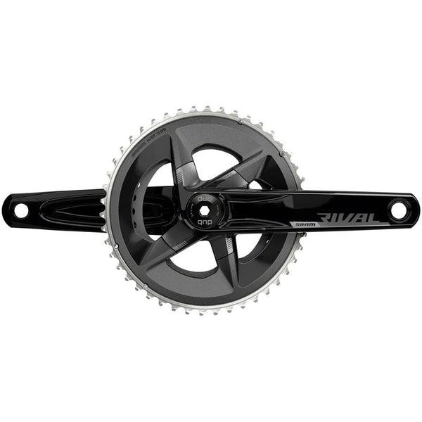 SRAM Rival AXS Crankset - 170mm, 12-Speed, 48/35t, 107 BCD, DUB Spindle Interface, Black, D1