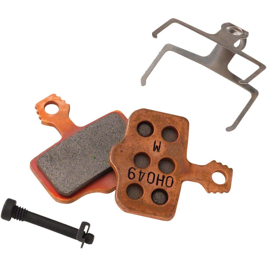 SRAM Disc Brake Pads - Sintered Compound, Steel Backed, Powerful, For Level, Elixir, and 2-Piece Road