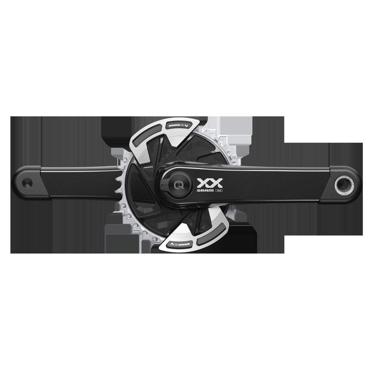 SRAM XX Eagle T-Type AXS Power Meter Wide Crankset - 175mm, 12-Spd, 32t Chainring, DM Thread Mount, PM Spider, DUB Spindle Interface, Blk