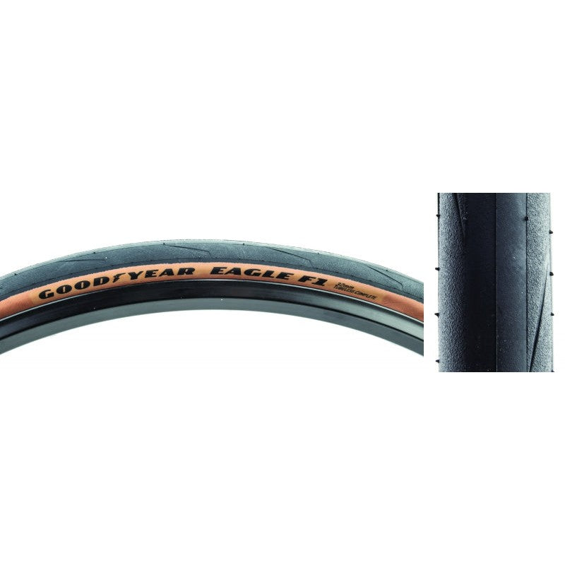Goodyear Eagle F1 700x32c Black/Skinwall Tubeless Compatible