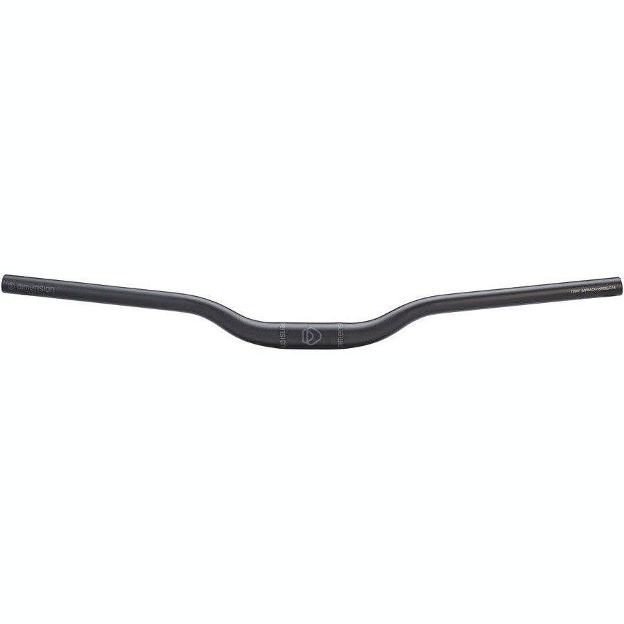 Dimension Mountain Handlebar: 35mm Rise, 31.8, 720mm wide, Black