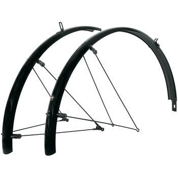 SKS B45 Bluemels Full Coverage Fender Set - 45mm, 700 x 28-37, Black