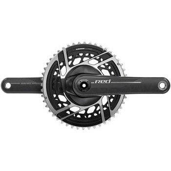 SRAM RED Crankset 2x 12-Speed, 8-Bolt Direct Mount, DUB Spindle Interface, Natural Carbon, E1