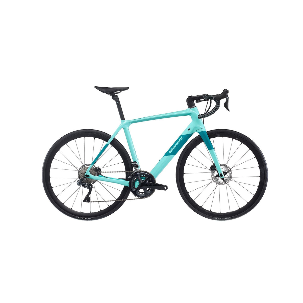 Bianchi Infinito CV 105 DI2 12 Speed Celeste/Glossy Black 53cm