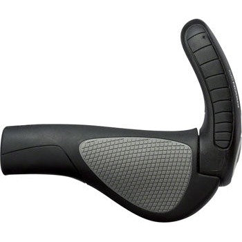Ergon GP3 Grips - Black/Gray, Lock-On, Large