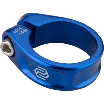 Promax FC-1 Seatpost Clamp - 31.8mm, Bolt-On, Blue