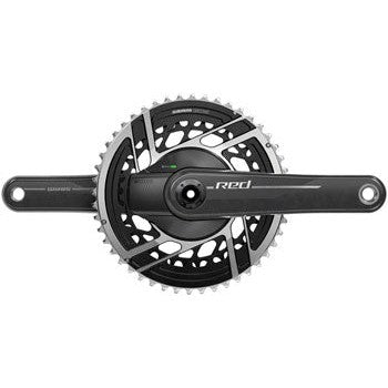 SRAM RED AXS Power Meter Crankset - 172.5mm, 2x 12-Speed, 48/35t, 8-Bolt Direct Mount, DUB Spindle Interface, Natural Carbon, E1