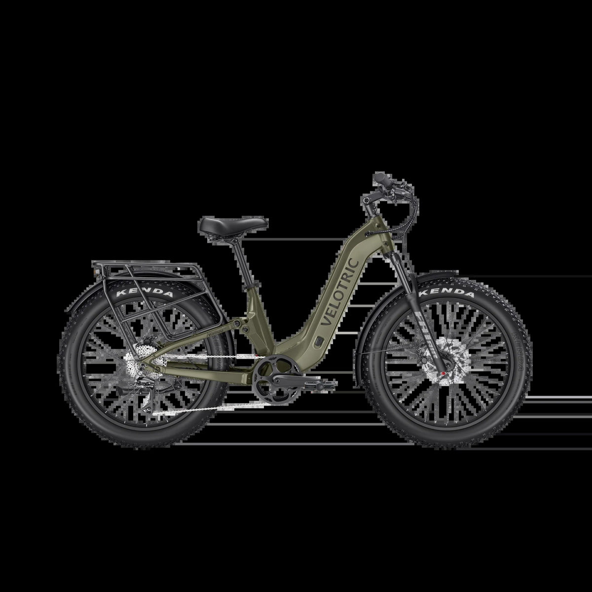 Velotric Nomad 2x Full Suspension Step Thru Sage