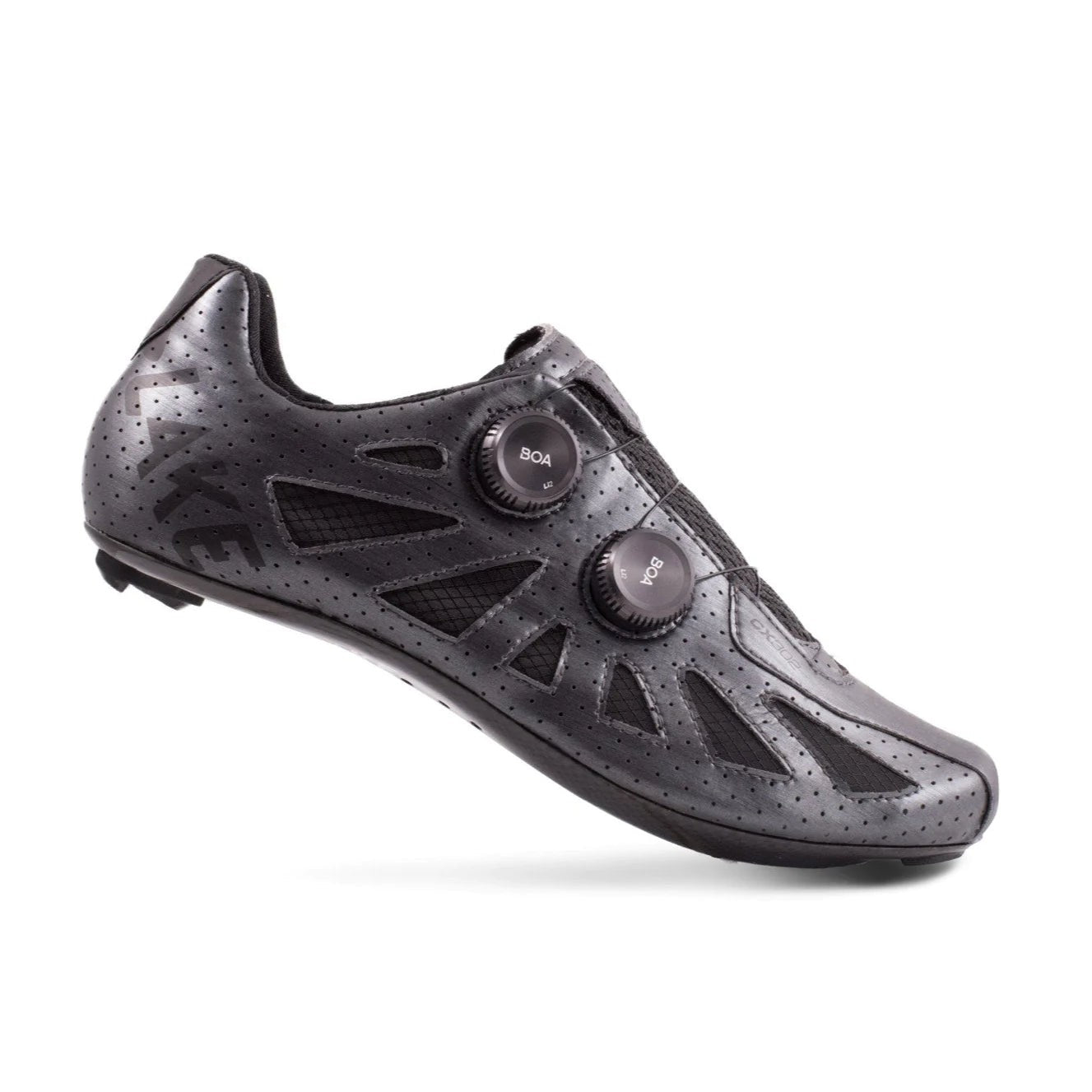 Lake CX302 Road Shoe Metal/Black