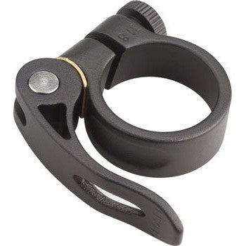 Zoom Alloy Seatpost Clamp - 31.8mm, QR, Black