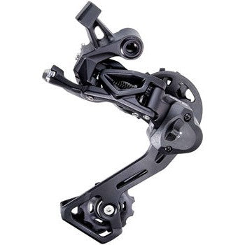microSHIFT XLE RD-M665M Rear Derailleur - 11-Speed, Medium Cage, Black, With Clutch