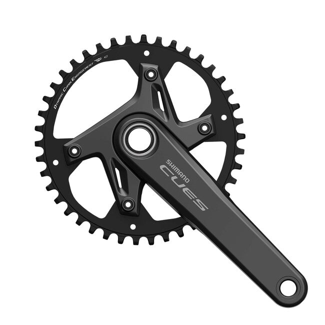 Shimano CUES Front Chainring, FC-U6030-1, 9/10/11-Spd, 2-PCS FC, 170MM, 40T W/O CG