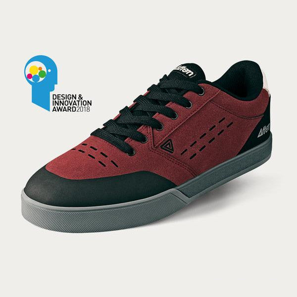 Afton Keegan Flat Mountain Bike Shoe Black/Maroon