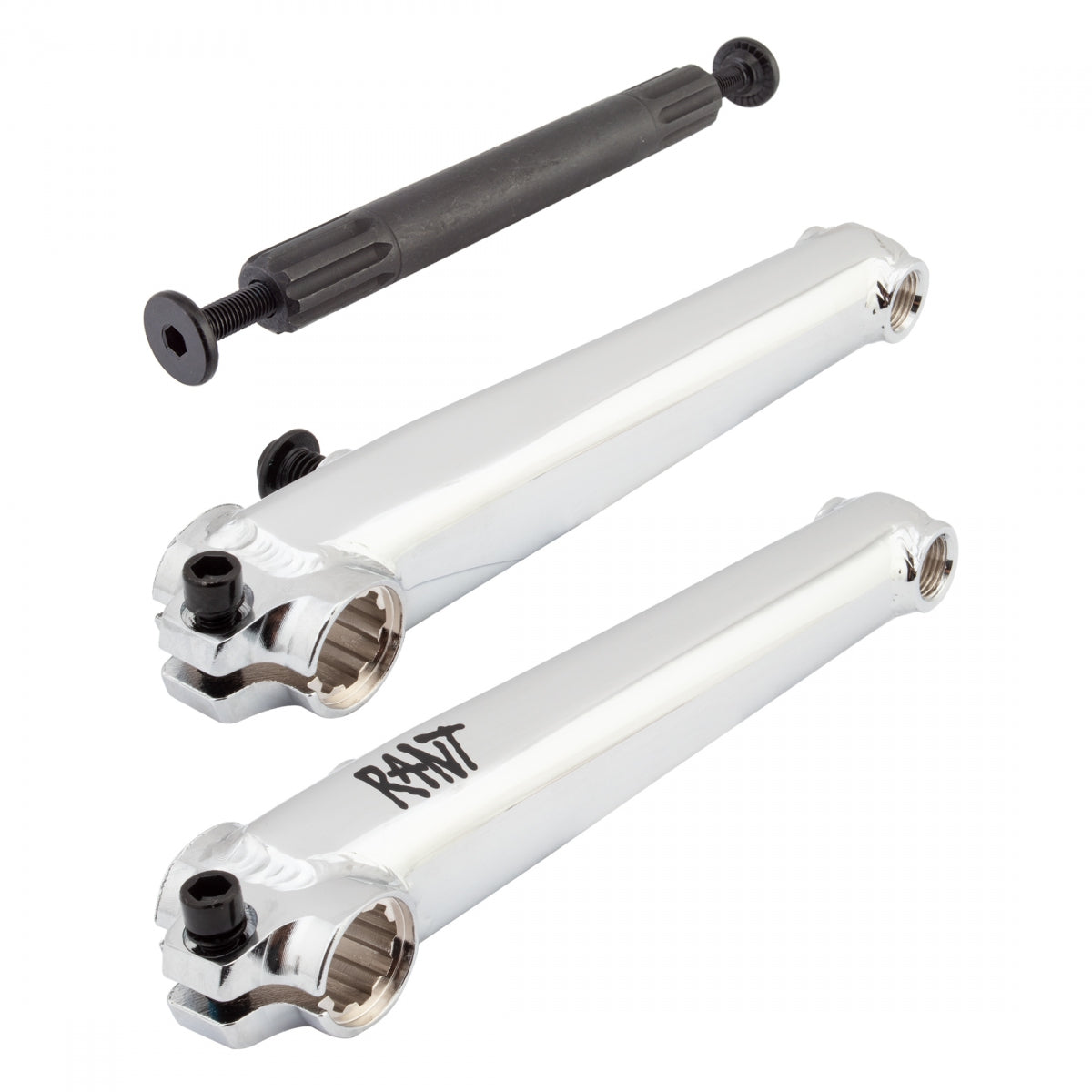 RANT Bangin 8 Silver 19mm BMX Crankset 165mm Arm 150mm Spindle
