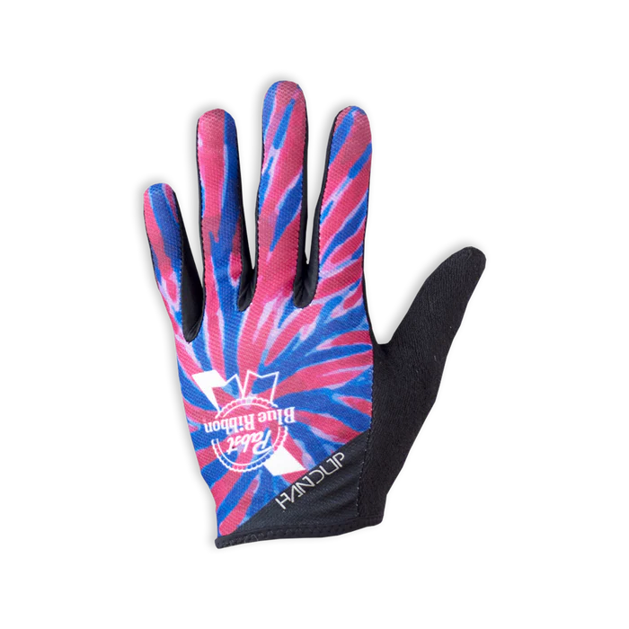 Pabst Blue Ribbon Swirl Dye Gloves